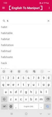 English To Manipuri Dictionary android App screenshot 8